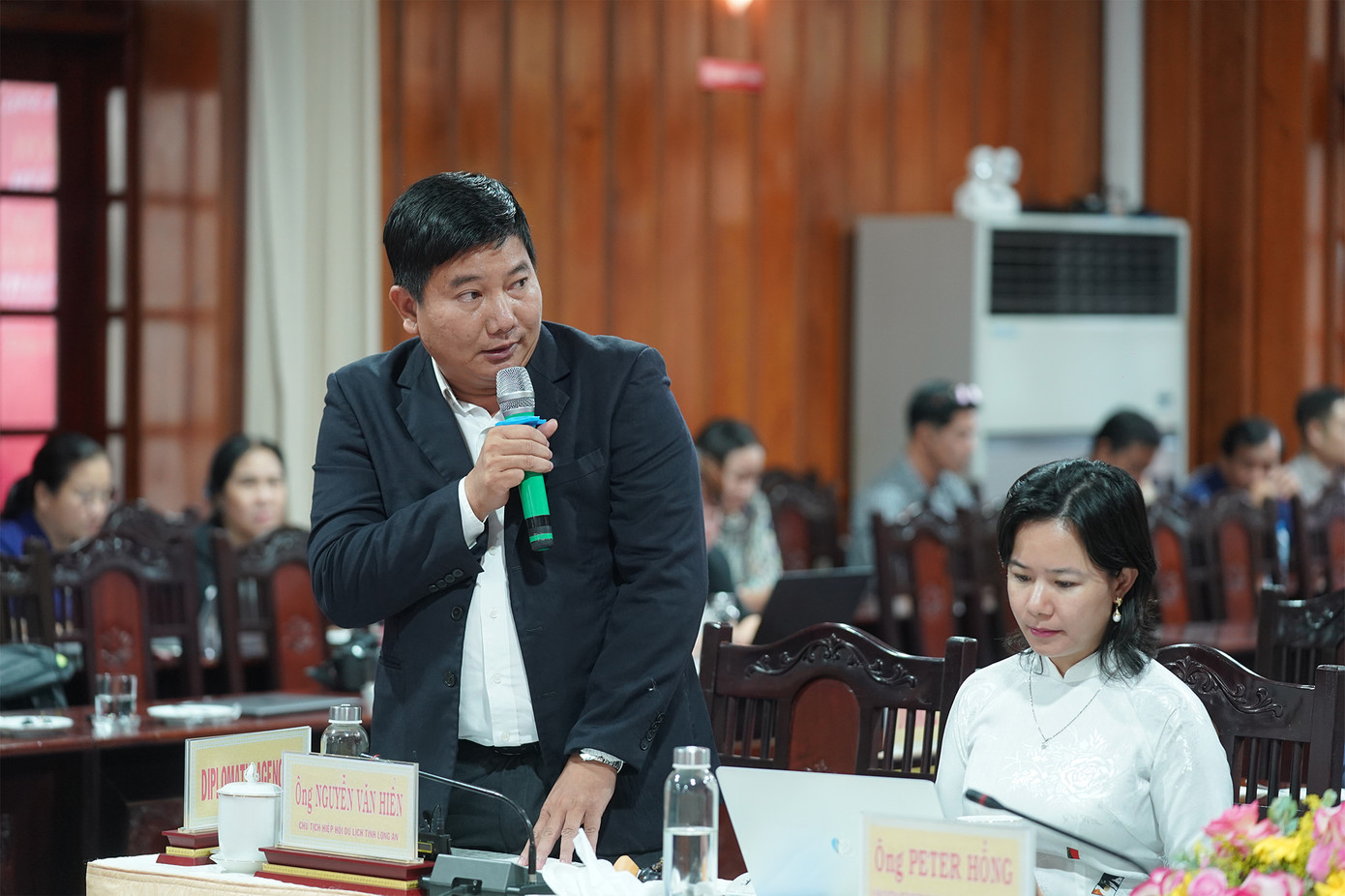 Ông Nguyễn Văn Hiển - Chủ tịch Hiệp hội Du lịch tỉnh Long An.