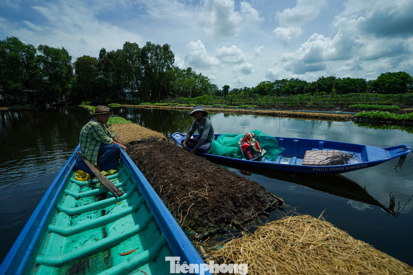 Hiện tại, ông Đắc có khoảng 300 bè nổi, với diện tích gần 5.000m2, gồm nhiều loại rau màu như dưa leo, cà chua, bí đao, bí đỏ, bầu, mướp, cải bẹ xanh,... Hiện tại, ông Đắc có khoảng 300 bè nổi, với diện tích gần 5.000m2, gồm nhiều loại rau màu như dưa leo, cà chua, bí đao, bí đỏ, bầu, mướp, cải bẹ xanh,...