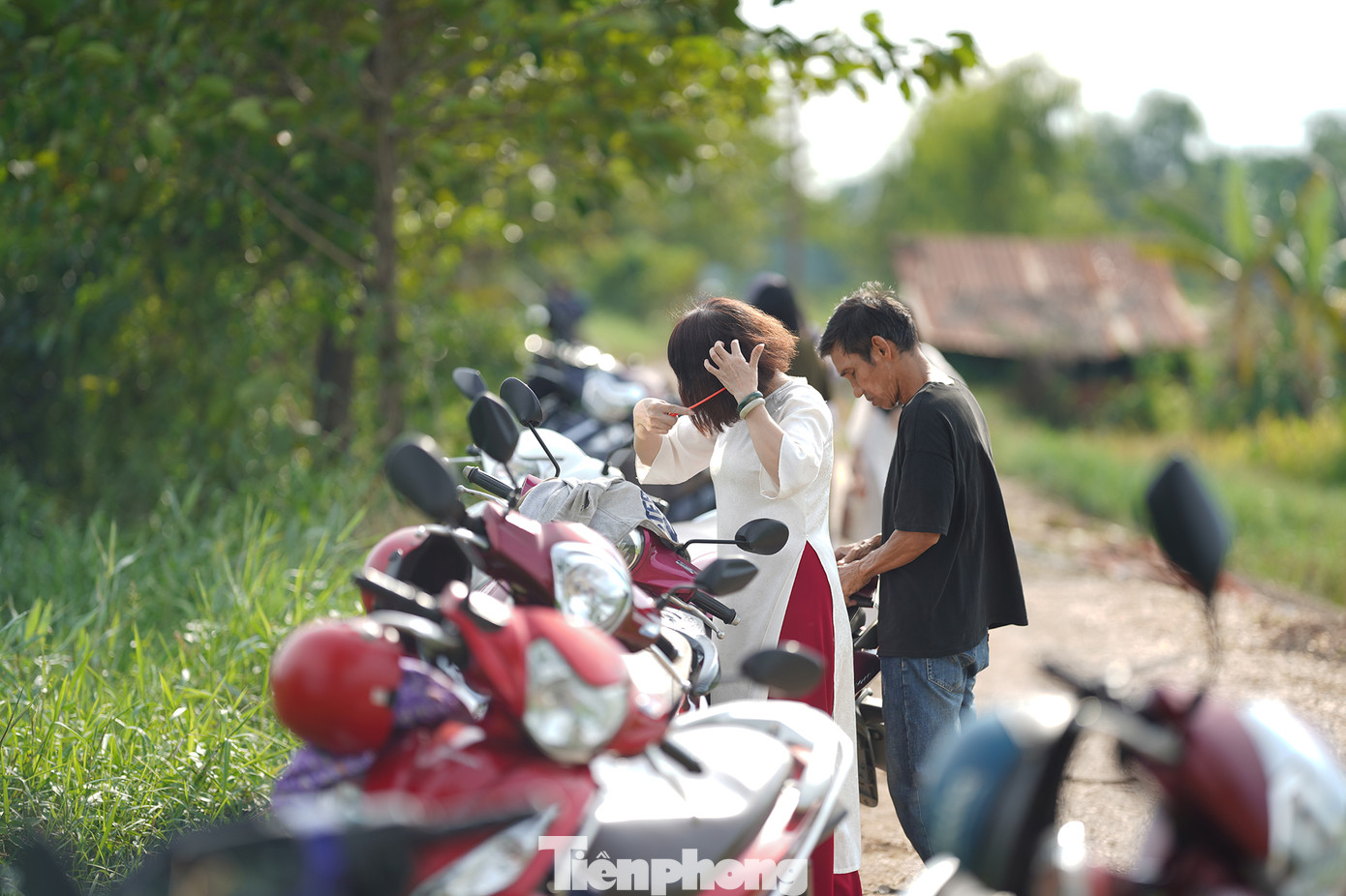 Ở TPHCM, giữa hàng triệu bóng cây, một cây phượng nở rộ, đơn lẻ, lại có khung cảnh hoang sơ, tĩnh lặng như thế này rất hiếm. Anh Nguyễn Vũ Khánh (nhiếp ảnh gia tự do) cho biết: “Tôi đã chụp nhiều nơi, nhưng không gian ở đây mang lại cảm giác hoài niệm đặc biệt. Ánh nắng chiều xuyên qua tán lá, màu hoa đỏ nổi bật giữa bầu trời xanh, tất cả tạo nên bức tranh mùa hè rất nên thơ”