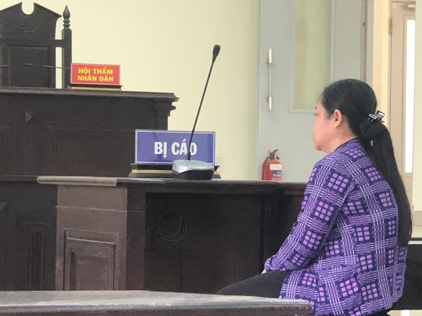 Bị cáo Lê Thị Phương. Bị cáo Lê Thị Phương.