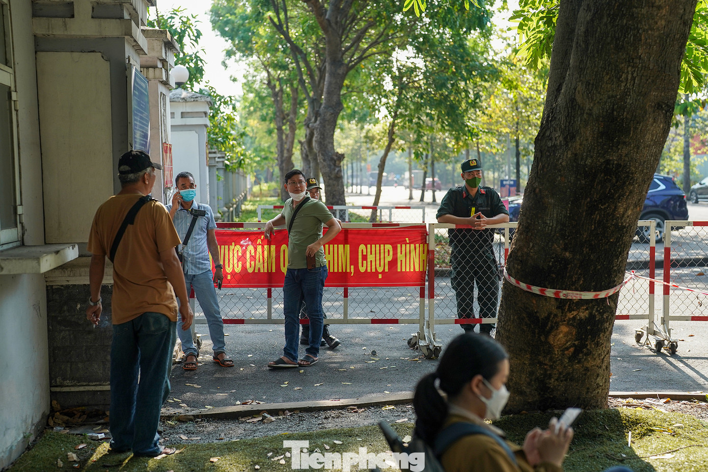 Các vòng an ninh cũng được thiết lập trước TAND cấp cao tại TPHCM.