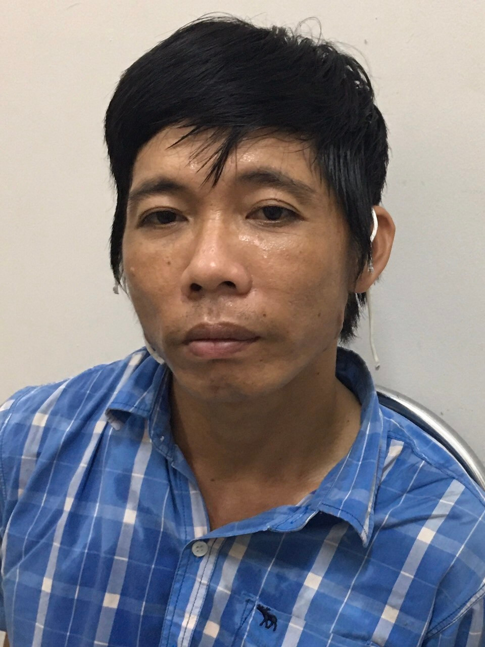 Đối tượng bị bắt giữ. (Ảnh: Công an Long An)