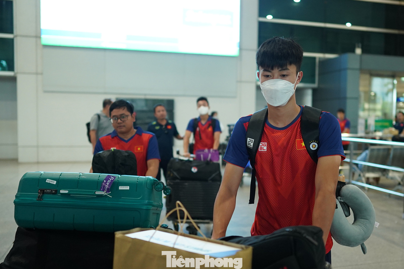 Cầu thủ Nguyễn Văn Trường của U22 Việt Nam.