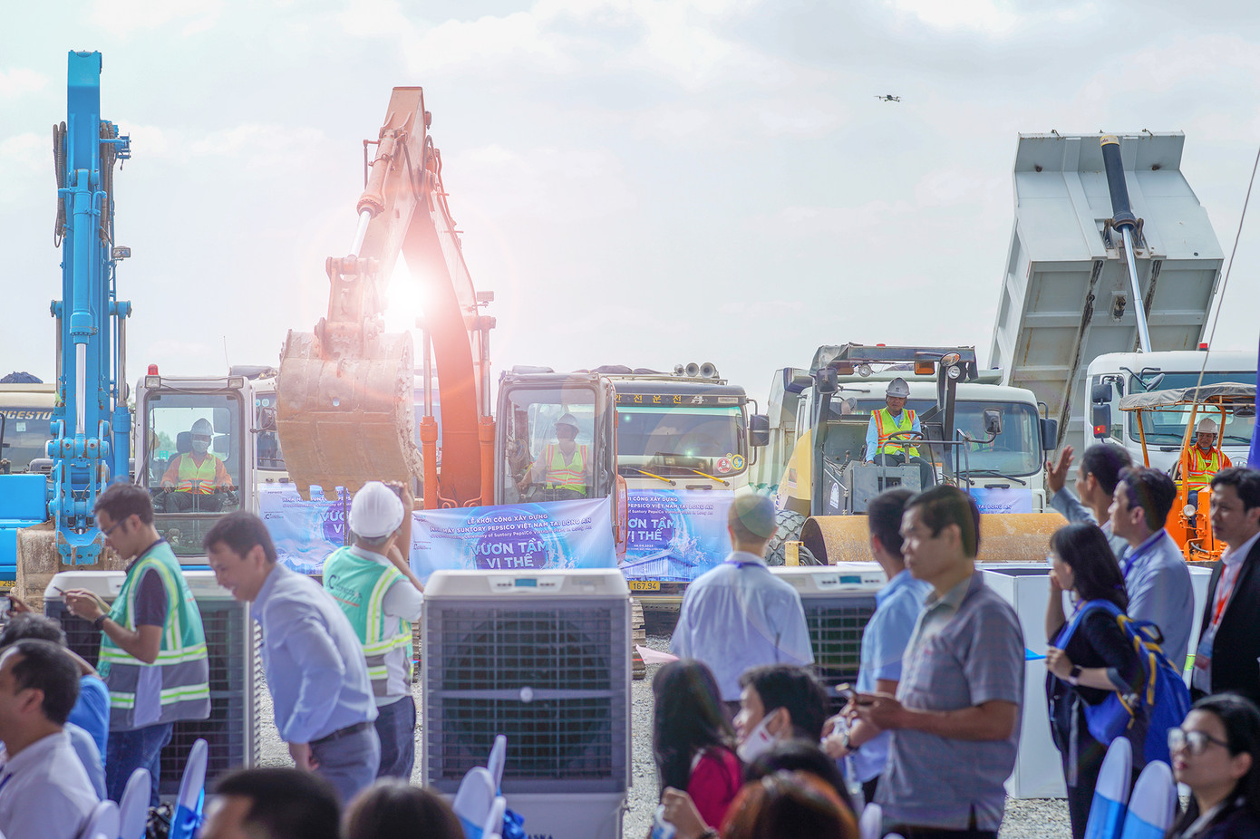 Lễ khởi công dự án nhà máy sáng 8/4.