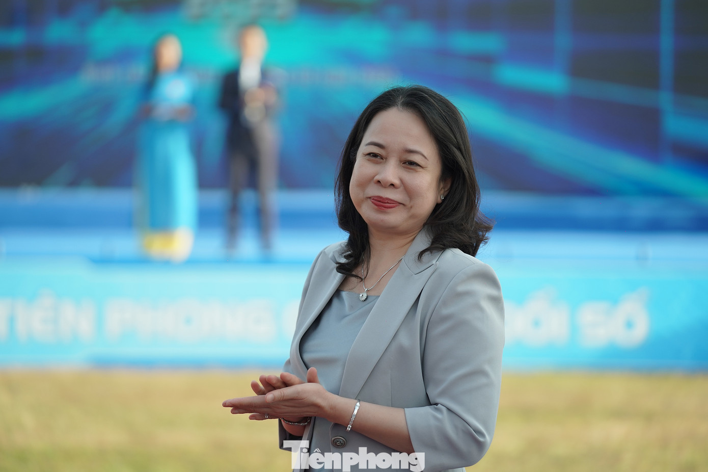 Quyền Chủ tịch nước Võ Thị Ánh Xuân tham dự Lễ khởi động Tháng Thanh niên năm 2023 với chủ đề “Tuổi trẻ tiên phong chuyển đổi số”.