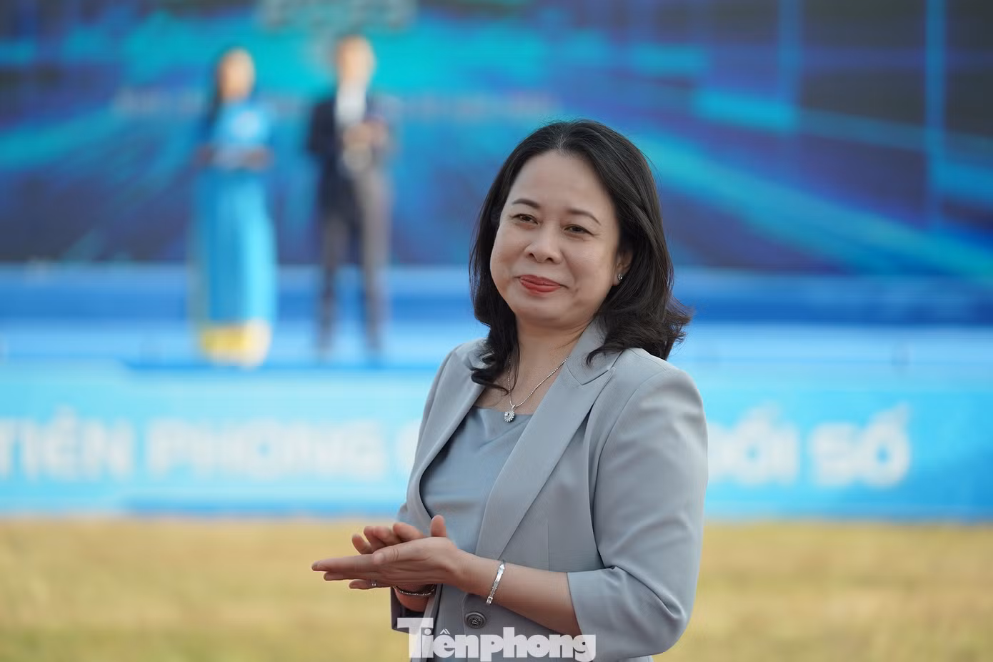 Quyền Chủ tịch nước Võ Thị Ánh Xuân tham dự Lễ khởi động Tháng Thanh niên năm 2023 với chủ đề “Tuổi trẻ tiên phong chuyển đổi số”.