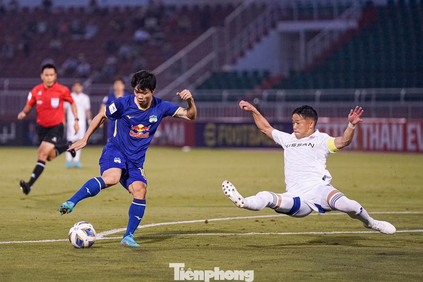 Trận lượt đi đã cho các cầu thủ HAGL cái nhìn tổng quan về lối chơi của Yokohama.