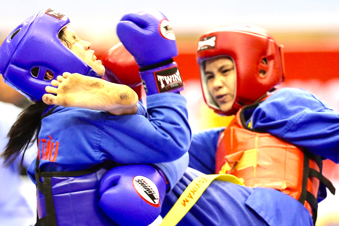 Phần thi đối kháng nữ. Phần thi đối kháng nữ.