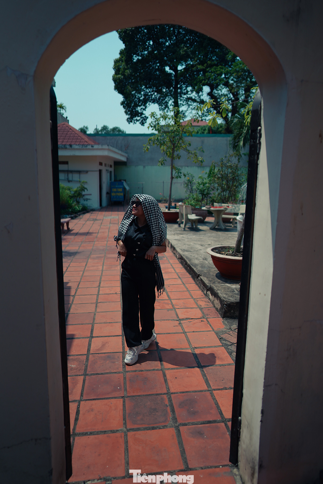 Một góc bình yên ở lăng Võ Tánh.