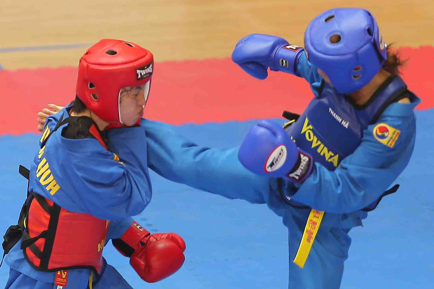 Các vận động viên tranh tài ở 78 bộ huy chương gồm 32 nội dung quyền đơn luyện, song luyện, đa luyện, đồng đội, đòn chân tấn công và 46 hạng cân đối kháng ở 3 lứa tuổi: 12-15 tuổi; 16-18 tuổi và 19-21 tuổi. Các vận động viên tranh tài ở 78 bộ huy chương gồm 32 nội dung quyền đơn luyện, song luyện, đa luyện, đồng đội, đòn chân tấn công và 46 hạng cân đối kháng ở 3 lứa tuổi: 12-15 tuổi; 16-18 tuổi và 19-21 tuổi.