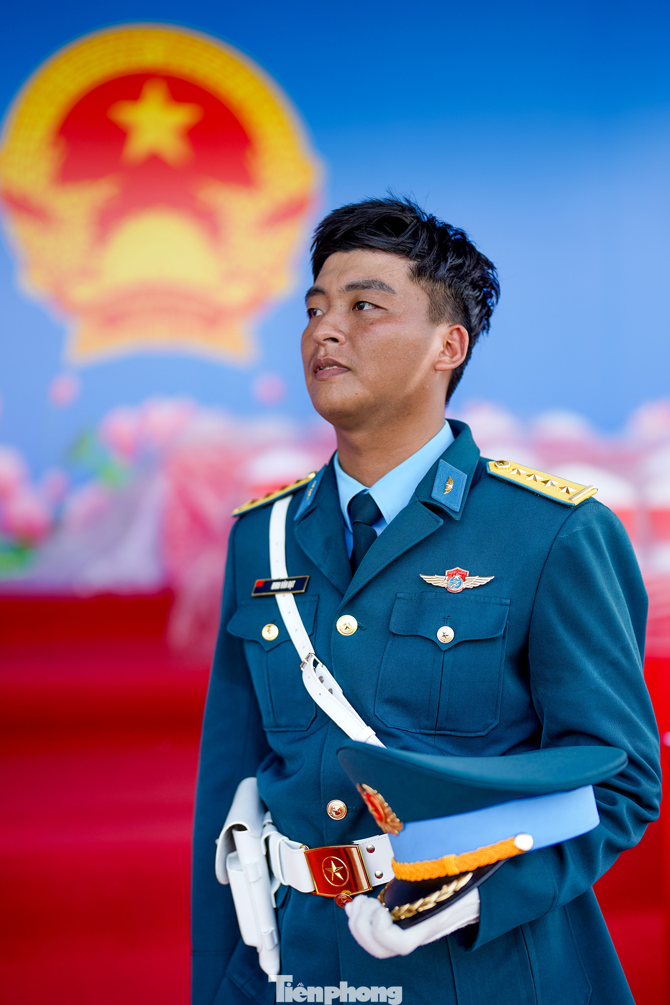 Đại uý Đinh Văn Đạt tâm sự, công tác huấn luyện những ngày qua không thể so sánh với sự hy sinh của các chú, các bác để đổi lấy độc lập hôm nay.