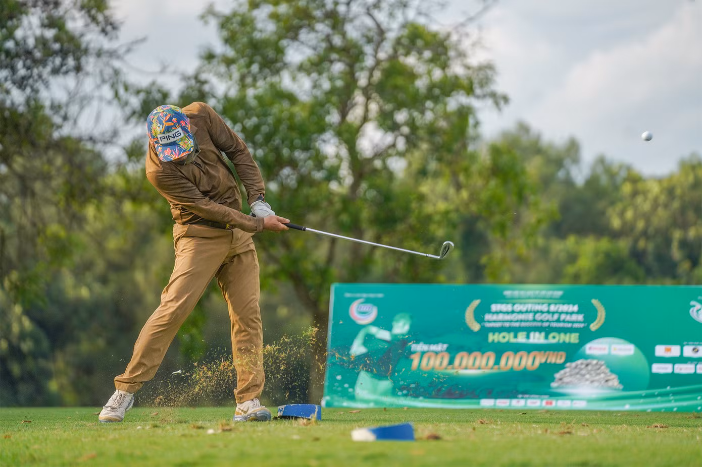 Tuy chỉ là giải giao hữu nhưng đã có nhiều golf thủ thi đấu chất lượng, chuẩn xác, nhất là các VĐV nữ.