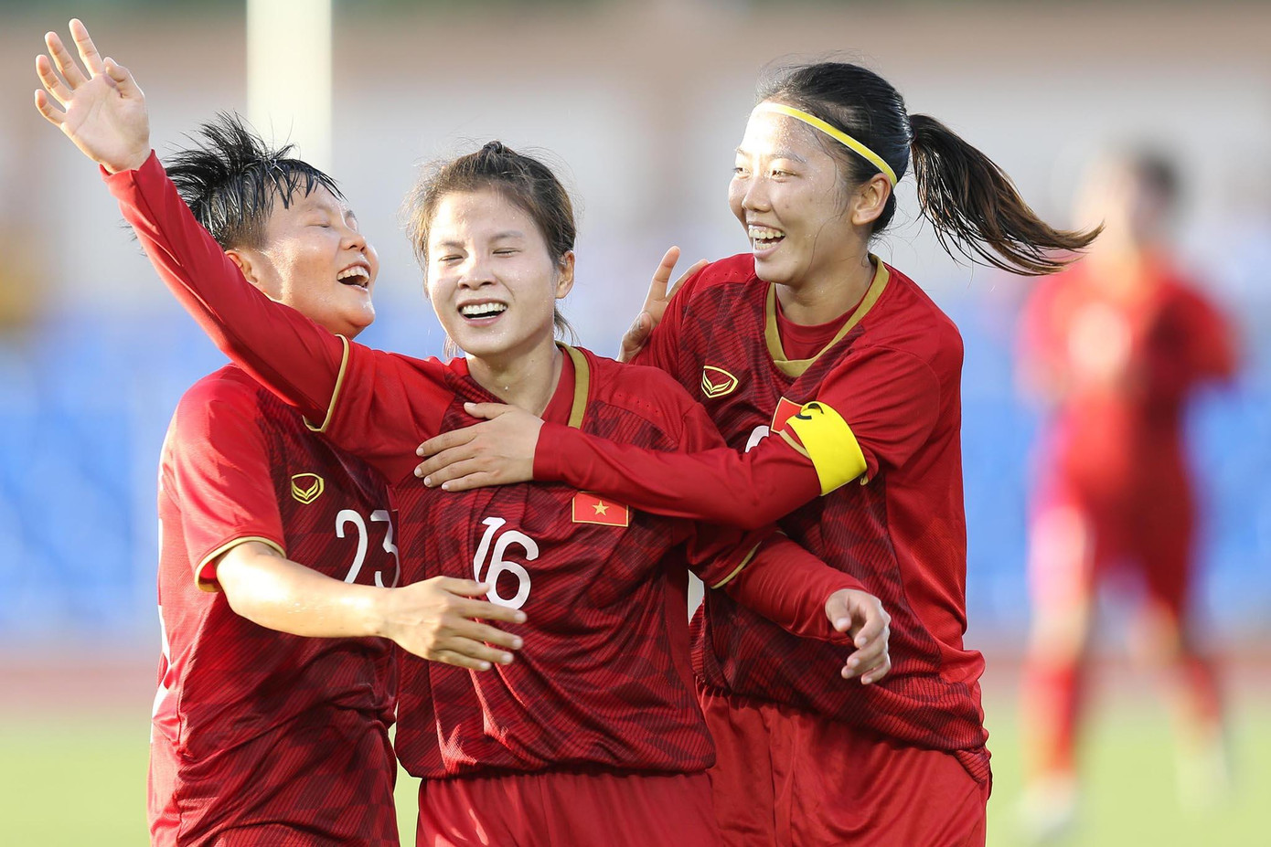 Xe buýt 2 tầng sẽ được bố trí để đưa các thành viên đội tuyển nữ di chuyển về trụ sở UBND TPHCM. (Ảnh: Dũng Phương) Xe buýt 2 tầng sẽ được bố trí để đưa các thành viên đội tuyển nữ di chuyển về trụ sở UBND TPHCM. (Ảnh: Dũng Phương)