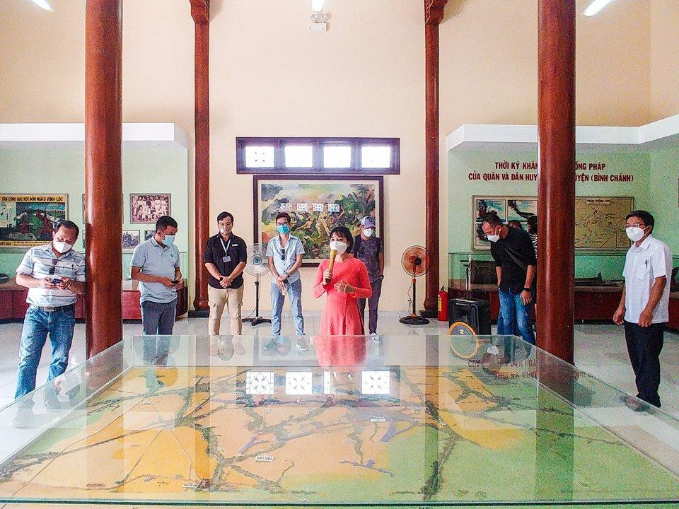 Thuyết minh trận đánh anh dũng, ghi dấu chiến công của quân dân huyện Bình Chánh trong cuộc kháng chiến chống thực dân Pháp.