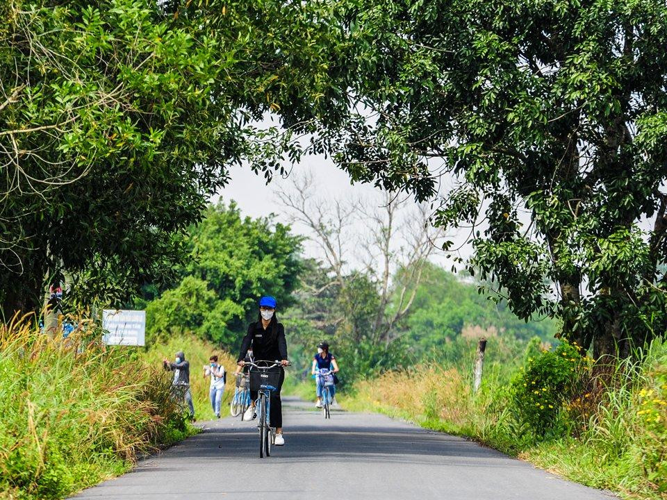 Vừa qua, Sở Du lịch TPHCM tổ chức chương trình tham quan du lịch Sài Gòn - Bình Chánh với chủ đề “Huyền bí của vùng thiên nhiên tươi đẹp”. Đây là hoạt động tiếp theo của chương trình tìm kiếm những điểm du lịch đặc trưng tại TP.HCM. Nằm ở vùng ngoại ô, cửa ngõ phía Tây của TP.HCM, huyện Bình Chánh mang đến sắc màu khác biệt với chốn đô thị đông đúc của TPHCM. Nơi đây đang phát triển mạnh mẽ hằng ngày nhưng luôn mang bên mình nét bình dị của một làng quê đất phương Nam.
