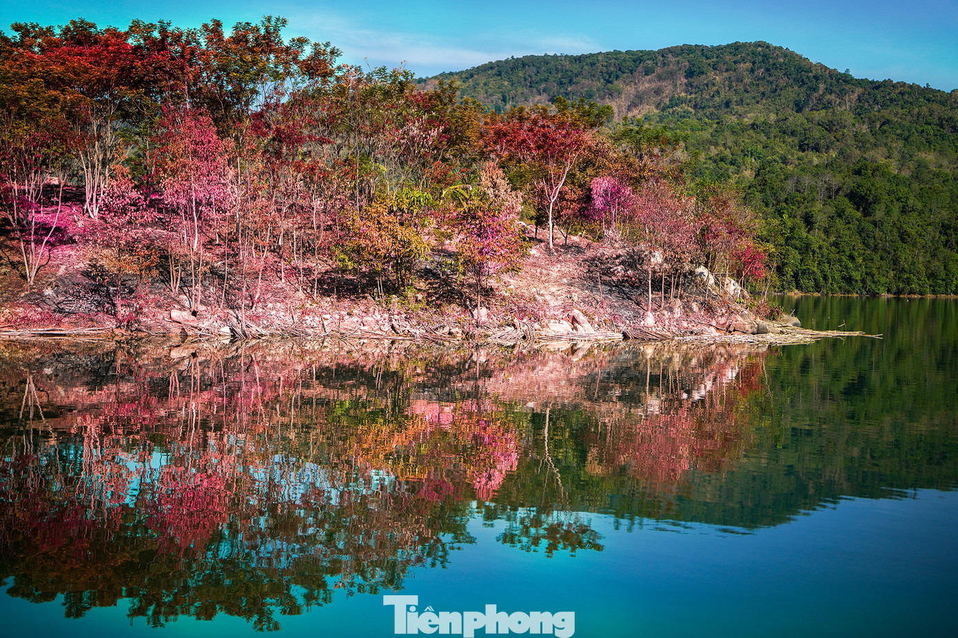 Lãng mạn hồ Đa Mi mùa khô hạn. Lãng mạn hồ Đa Mi mùa khô hạn.