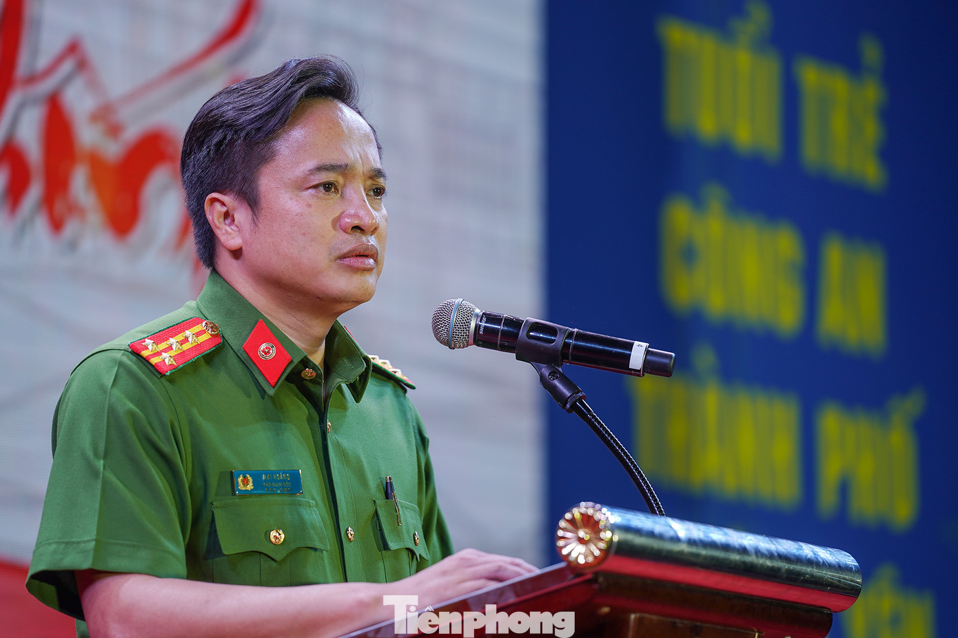 Phát biểu tại chương trình, Đại tá - Anh hùng Lực lượng vũ trang nhân dân Mai Hoàng, UV Ban Thường vụ Đảng ủy, Phó Giám đốc Công an TPHCM chia sẻ: &quot;Hôm nay cũng là dịp để chúng ta được gặp gỡ số lượng đông đảo đoàn viên thanh niên là chiến sĩ nghĩa vụ trong CATP. Đây là lực lượng mới, trẻ, khỏe, năng động, nhiệt huyết và tràn đầy hy vọng. Tôi rất vui mừng và phấn khởi khi chất lượng đầu vào của chúng ta ngày càng được cải thiện. Trong khóa CS26 năm nay có 1 đồng chí là thạc sĩ, nhiều đồng chí đã tốt nghiệp đại học, cao đẳng, trung cấp&quot;.