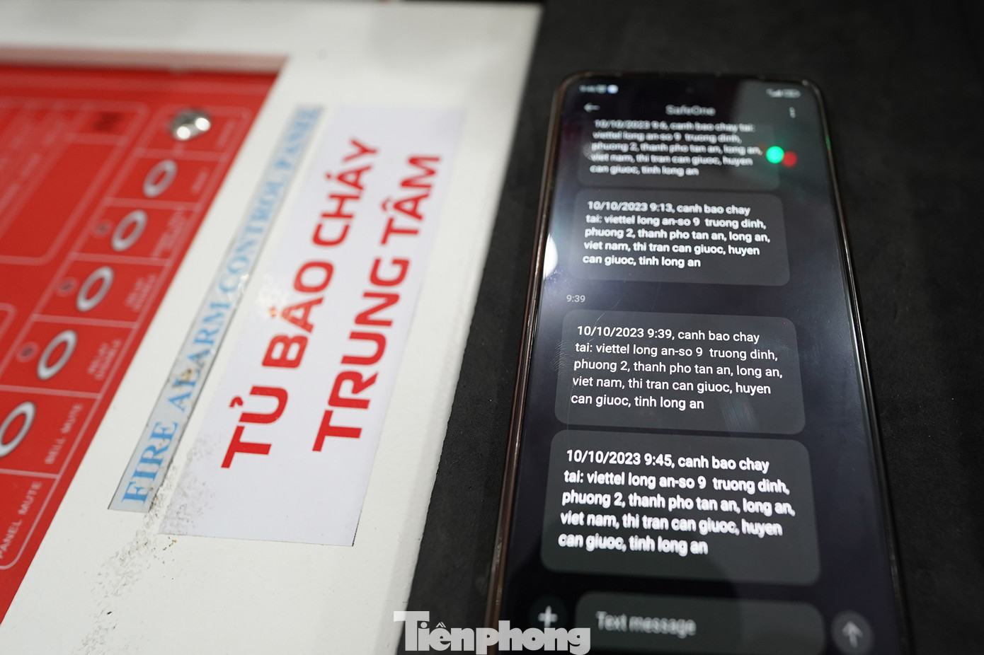 Sau cuộc gọi, hệ thống sẽ gửi tin nhắn cảnh báo vào thuê bao di động cho chủ nhà.