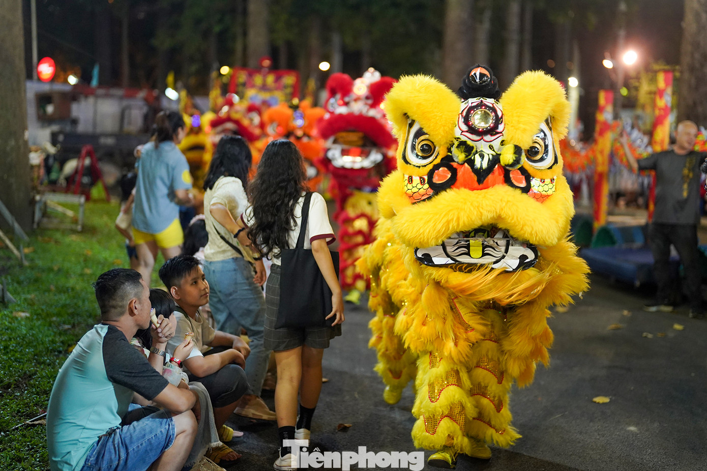 Du khách nhí thích thú với chương trình lân diễu hành. Du khách đến Hội Hoa Xuân còn được thưởng thức các chương trình văn hóa nghệ thuật, ca múa nhạc tạp kỹ, hài kịch theo chủ đề hàng ngày; biểu diễn lân sư rồng hàng đêm và sáng mùng 1,2,3 Tết với sự tham gia của nhiều đoàn lân nổi tiếng như Hải Nam Hào Quang Đường, Thanh Nghĩa Đường, Phước Hải Đường, Hải Nam Liên Hữu, Minh Hào Đường…; biểu diễn thư pháp, trà đạo…