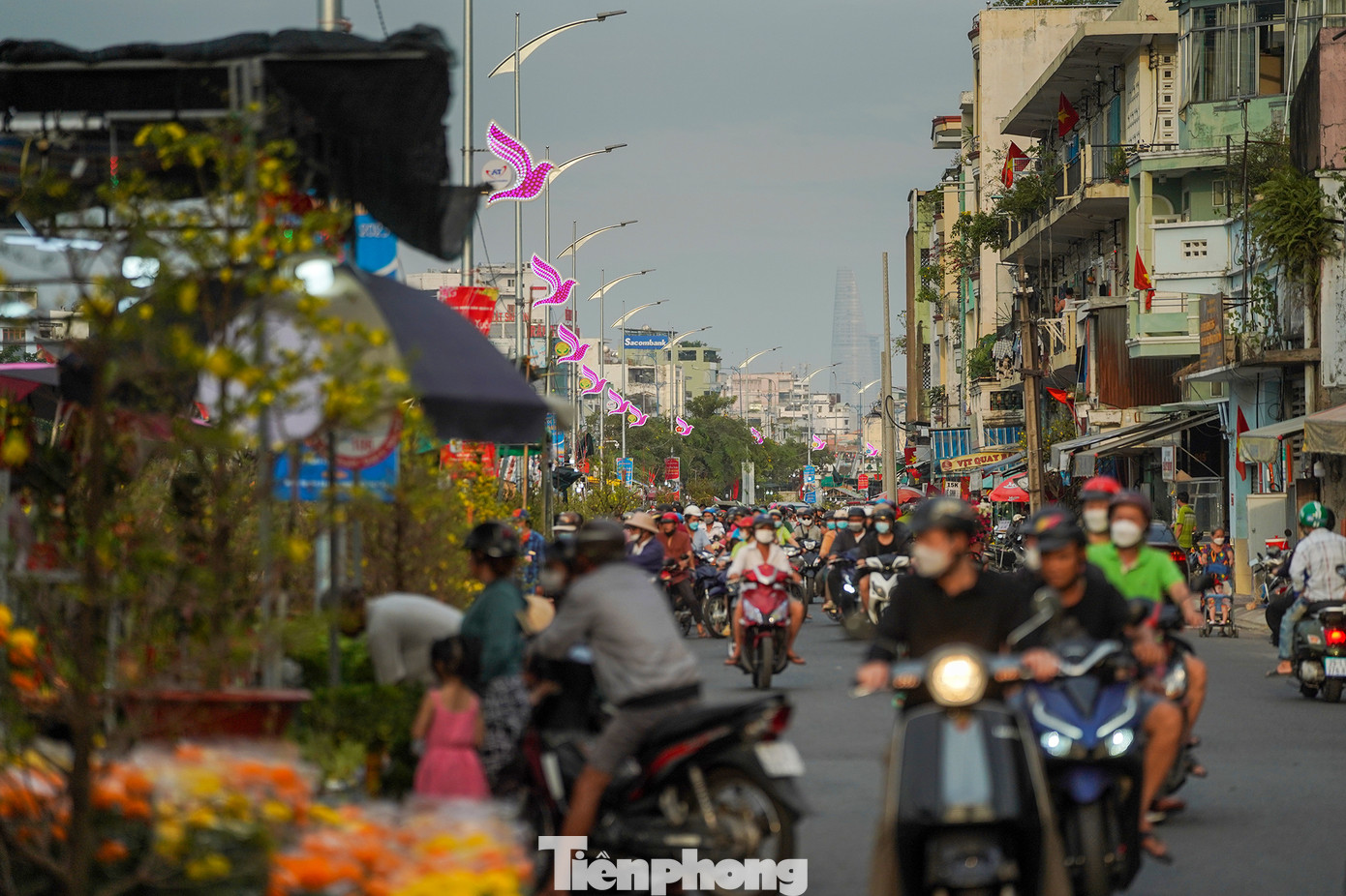 Theo Ban tổ chức, chợ hoa xuân “Trên bến dưới thuyền” Tết Quý Mão năm 2023 có quy mô gồm 666 điểm kinh doanh hoa, cây kiểng, trái cây, phục vụ nhu cầu mua sắm ngày Tết.
