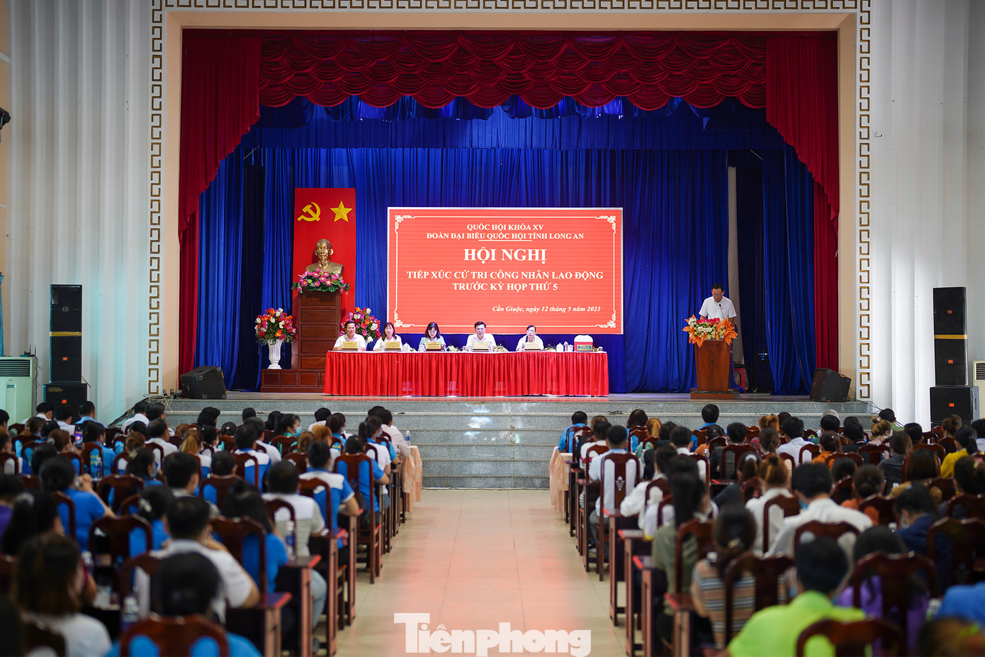 Hội nghị tiếp xúc cử tri giữa Đoàn ĐBQH tỉnh Long An với công nhân lao động trên địa bàn tỉnh tiếp nhận nhiều quan điểm, trăn trở của công nhân, người lao động...