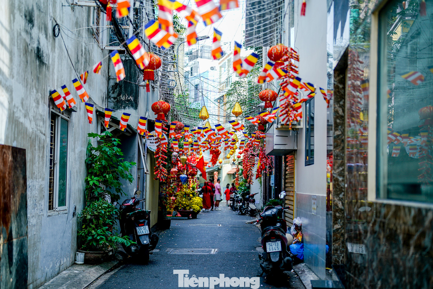 Các con hẻm nhỏ không khí xôm tụ hẳn so với những con đường có nhiều mặt bằng kinh doanh, cho thuê những ngày đầu xuân.