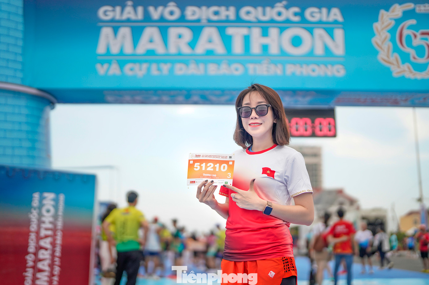 Runner Thương Linh đến từ Quảng Ngãi đăng ký cự ly 5km.