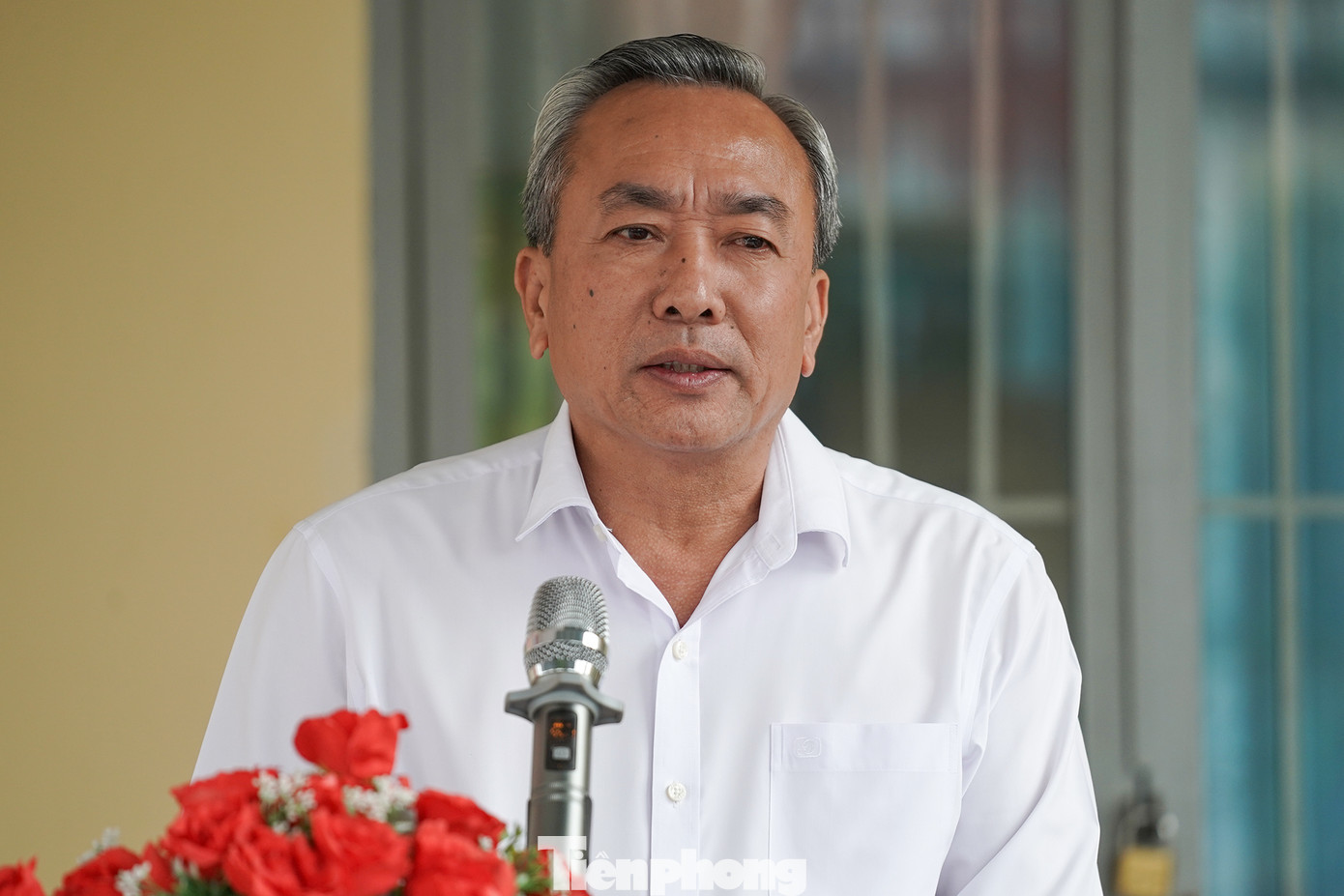 Ông Liêu Văn Bùng, Phó Chủ tịch UBND huyện Đức Hòa, tỉnh Long An.