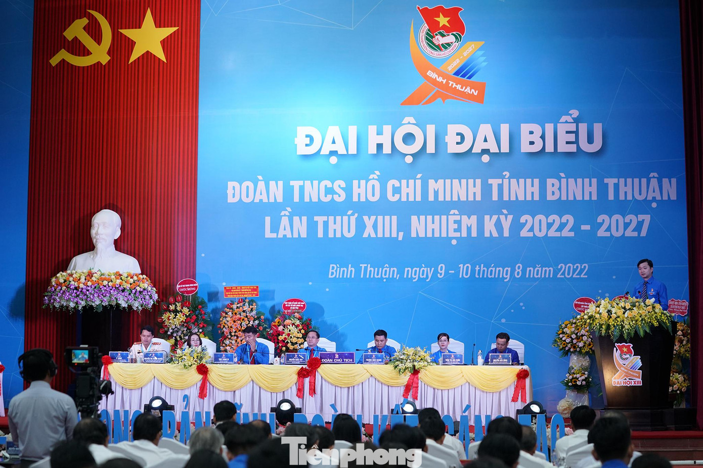 Sáng 10/8, tại Đại hội đại biểu Đoàn TNCS Hồ Chí Minh tỉnh Bình Thuận khóa XIII, nhiệm kỳ 2022-2027, anh Nguyễn Minh Triết, Bí thư Ban Chấp hành Trung ương Đoàn, Chủ tịch Trung ương Hội Sinh viên Việt Nam phát biểu định hướng, chỉ đạo và gợi mở các nhiệm vụ cho tuổi trẻ Bình Thuận trong nhiệm kỳ mới. Sáng 10/8, tại Đại hội đại biểu Đoàn TNCS Hồ Chí Minh tỉnh Bình Thuận khóa XIII, nhiệm kỳ 2022-2027, anh Nguyễn Minh Triết, Bí thư Ban Chấp hành Trung ương Đoàn, Chủ tịch Trung ương Hội Sinh viên Việt Nam phát biểu định hướng, chỉ đạo và gợi mở các nhiệm vụ cho tuổi trẻ Bình Thuận trong nhiệm kỳ mới.