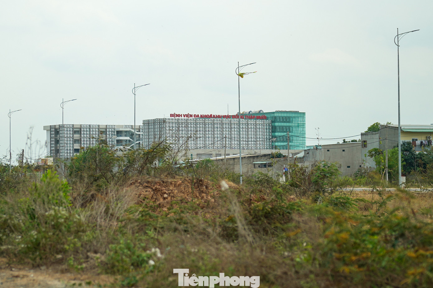 Góc nhìn từ trung tâm khu đô thị về bệnh viện ĐK khu vực Đồng Tháp Mười.