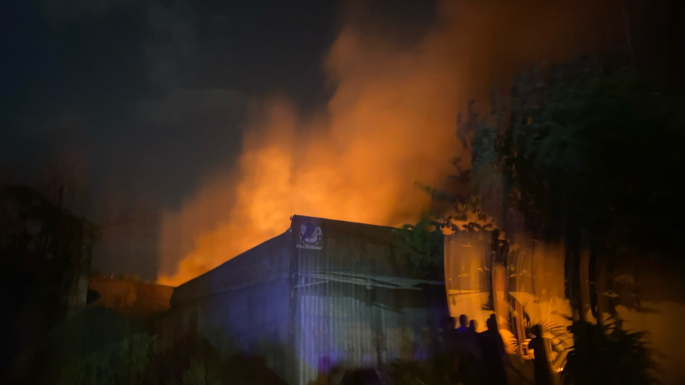 Hiện trường vụ cháy Hiện trường vụ cháy