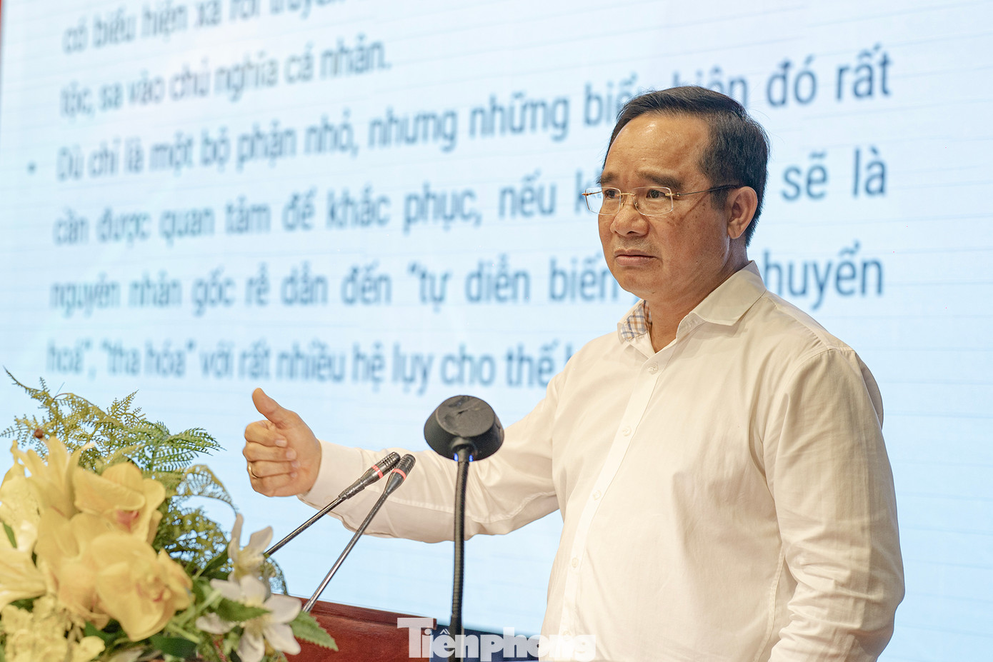 Ông Nguyễn Văn Được - Bí thư Tỉnh ủy Long An cho rằng đoàn viên, thanh niên tỉnh phải phát huy các thế mạnh và khắc phục những hạn chế.