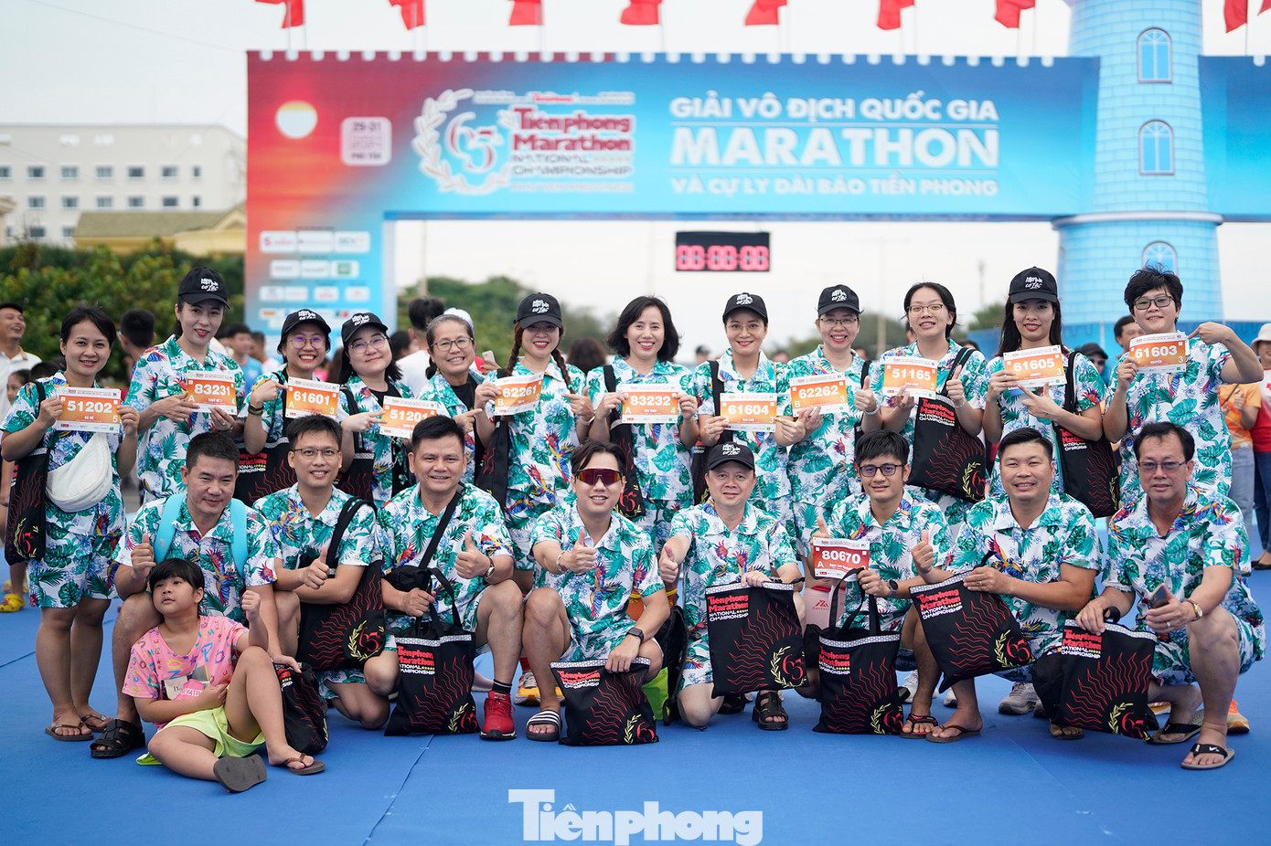 Nhóm runner đến từ Vietinbank - Chi nhánh Bình Dương, đặt mục tiêu "vui là chính, trải nghiệm là chính".