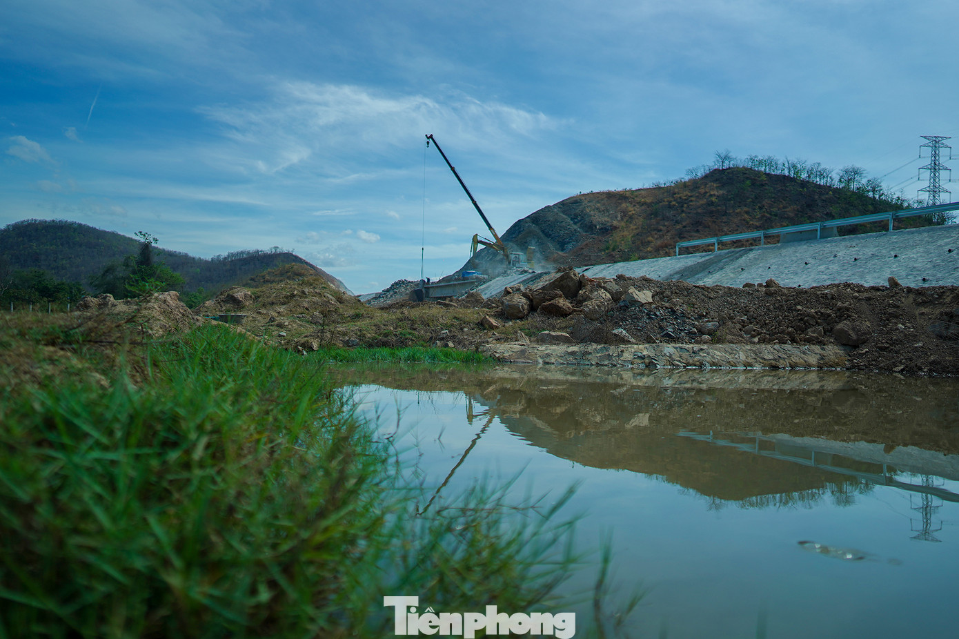 Điểm đầu cao tốc Vĩnh Hảo - Phan Thiết tại tại xã Vĩnh Hảo, huyện Tuy Phong, tỉnh Bình Thuận.