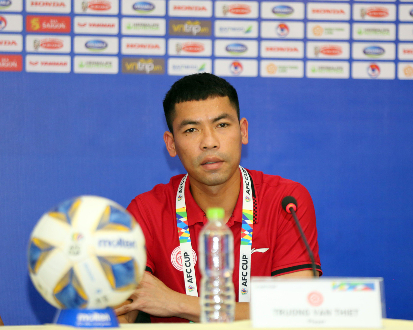 Cầu thủ Trương Văn Thiết .