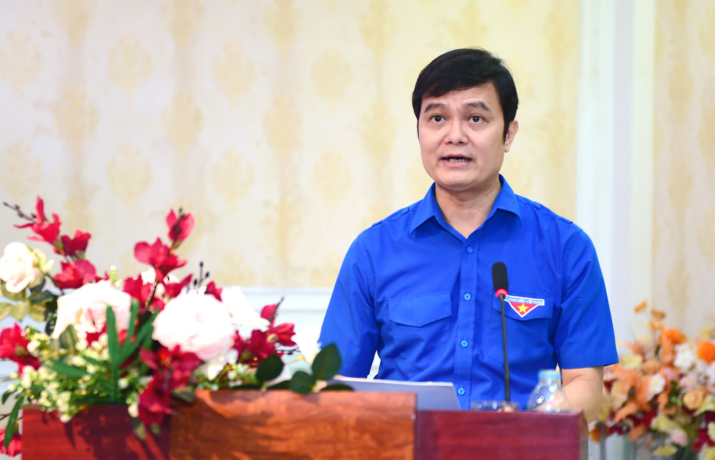 Anh Bùi Quang Huy phát biểu kết luận hội nghị. Ảnh: Xuân Tùng Anh Bùi Quang Huy phát biểu kết luận hội nghị. Ảnh: Xuân Tùng