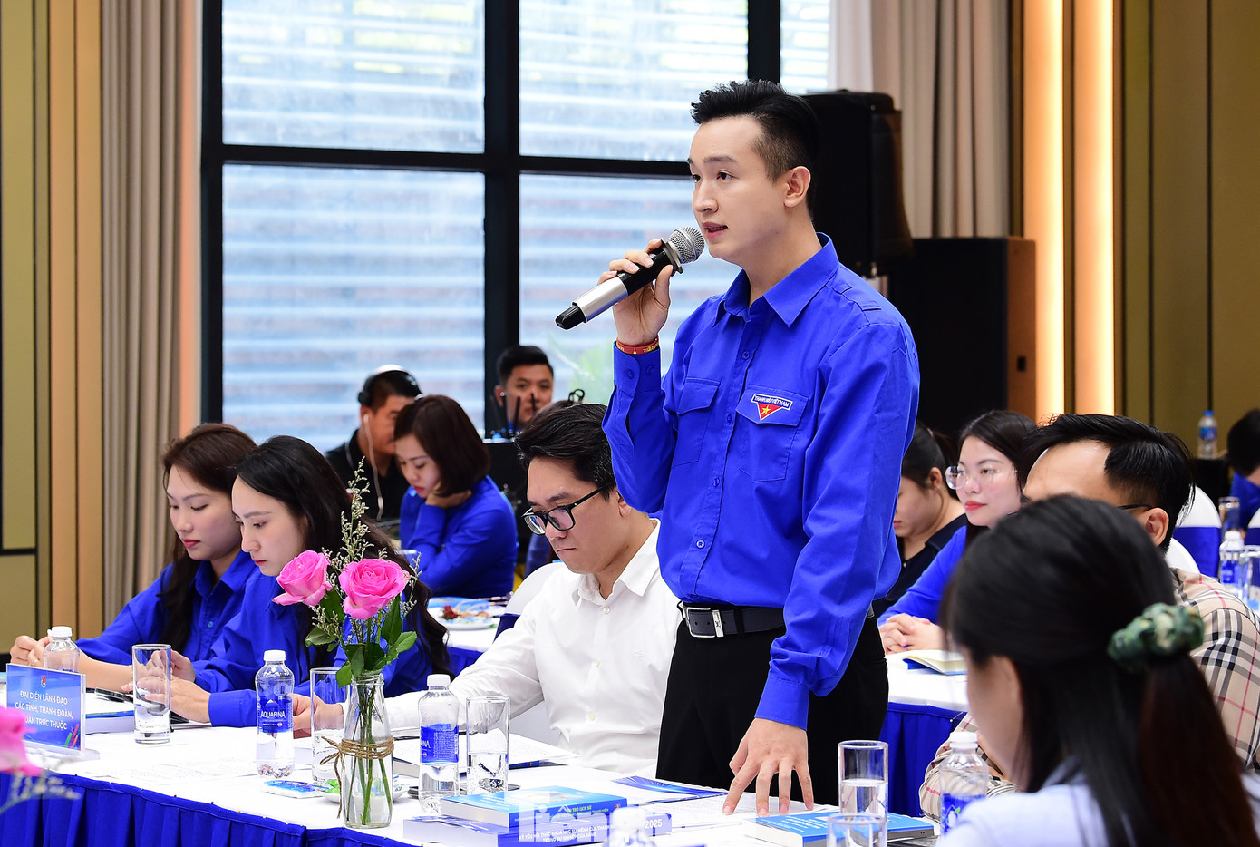 Các đại biểu trình bày tham luận tại hội thảo. Ảnh: Xuân Tùng Các đại biểu trình bày tham luận tại hội thảo. Ảnh: Xuân Tùng