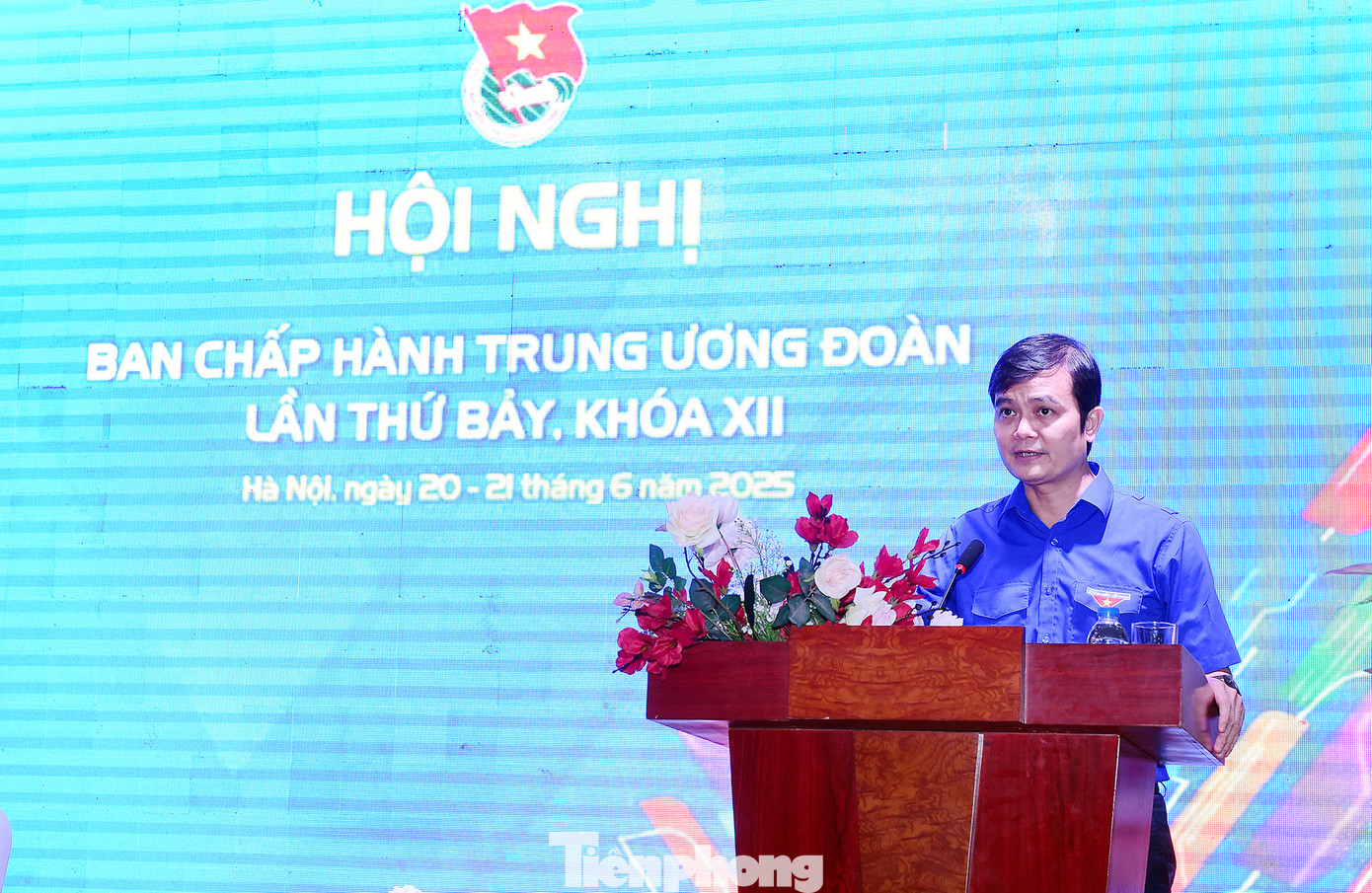 Anh Bùi Quang Huy phát biểu khai mạc hội nghị. Ảnh: Xuân Tùng Anh Bùi Quang Huy phát biểu khai mạc hội nghị. Ảnh: Xuân Tùng