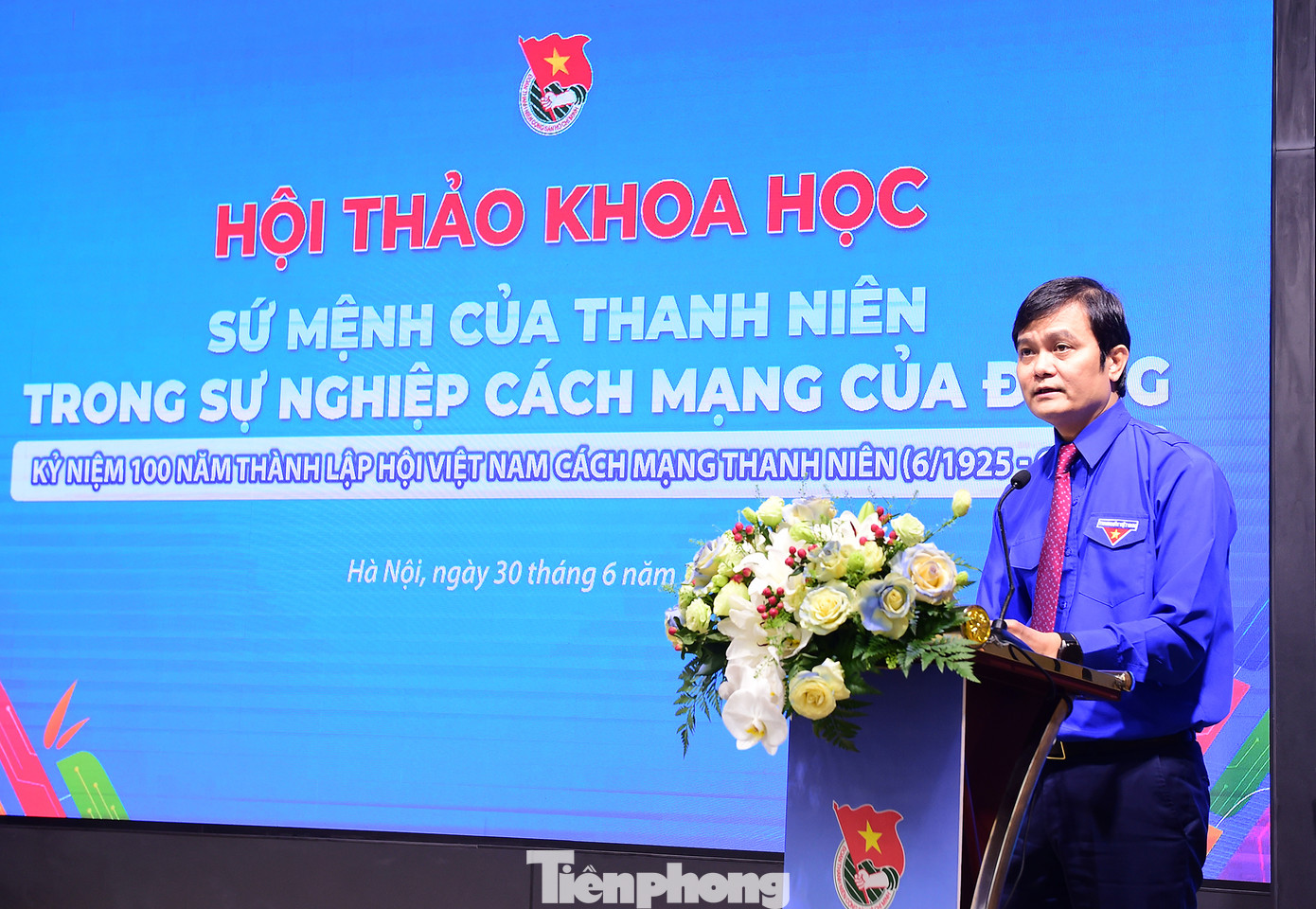 Anh Bùi Quang Huy phát biểu kết luận hội thảo. Ảnh: Xuân Tùng