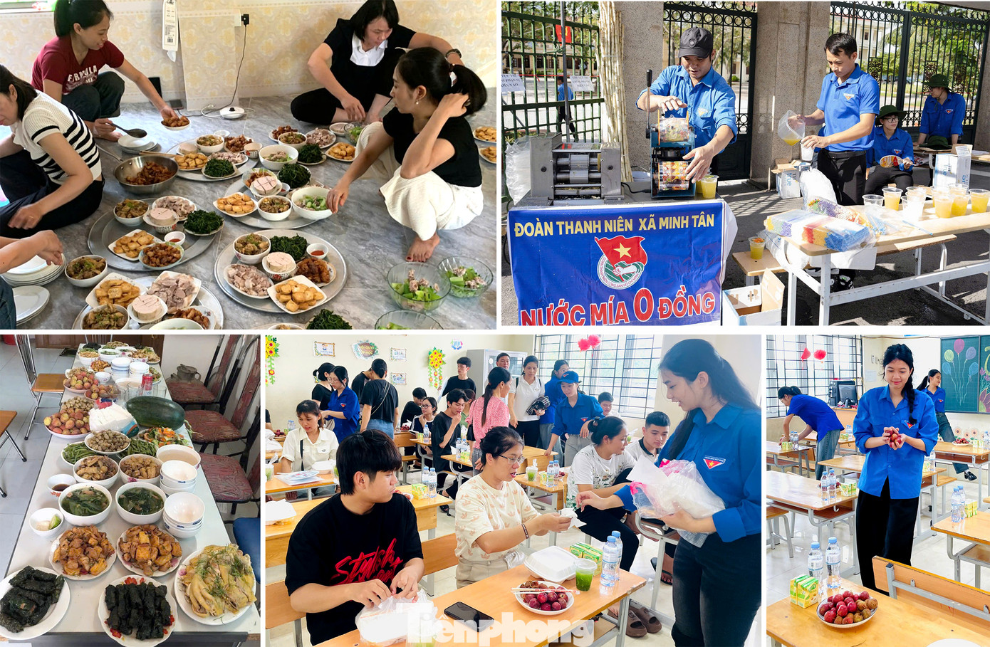 Những suất ăn đảm bảo vệ sinh, dinh dưỡng &quot;tiếp sức&quot; thí sinh.