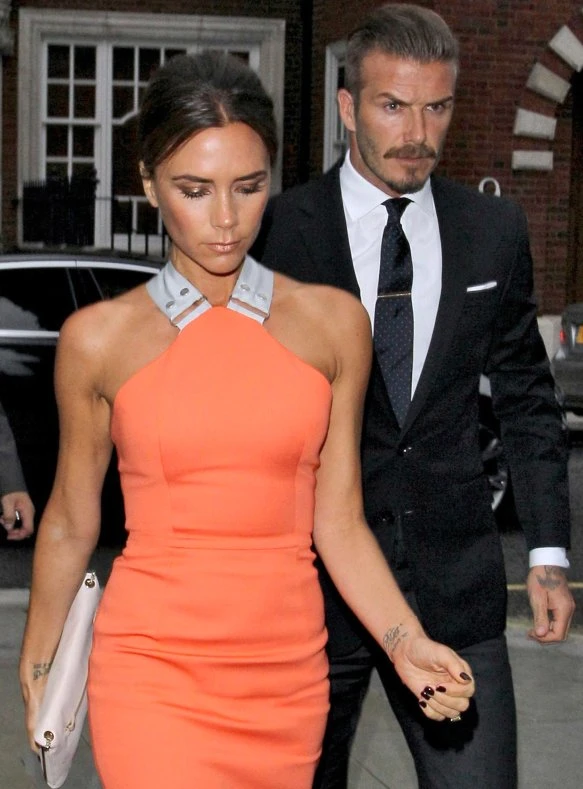 Bà Becks và gương mặt lạnh lùng thường thấy