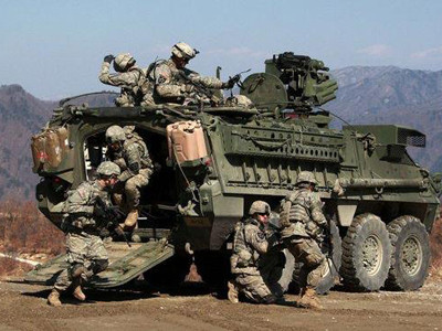 Lính Mỹ và Hàn Quốc trong một cuộc tập trận thường niên mới đây. Ảnh: Yonhap