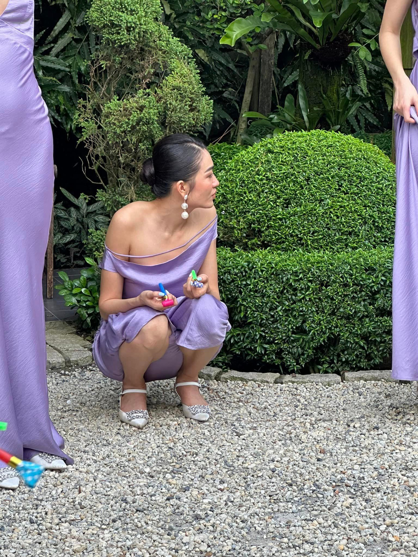 Lệ Hằng trong hậu trường chụp ảnh cưới Hoa hậu Khánh Vân. Lệ Hằng trong hậu trường chụp ảnh cưới Hoa hậu Khánh Vân.