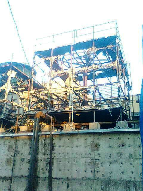 Vụ cháy đã thiêu rụi nhiều thiết bị có giá trị