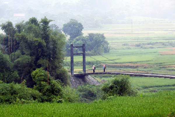 Mù Cang Chải là một huyện vùng cao, cách thành phố Yên Bái khoảng 180km, có trên 90% số dân là đồng bào dân tộc Mông sinh sống.