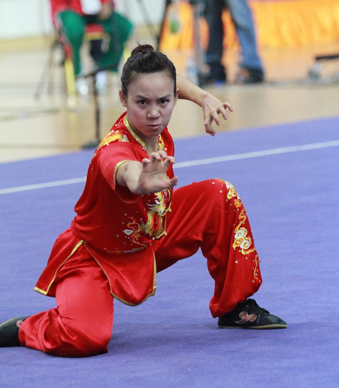 Minh Phương thi đấu xuất sắc, giành HCB ở nội dung quyền thuật nam