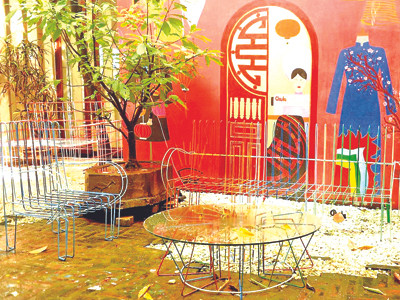 Những góc không gian độc đáo trong ngôi nhà của Diego ở Hồ Tây. Ảnh: Toan Toan. Những góc không gian độc đáo trong ngôi nhà của Diego ở Hồ Tây.; Ảnh: Toan Toan.