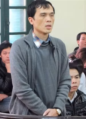 Bị cáo Ngô Quang Anh tại tòa 