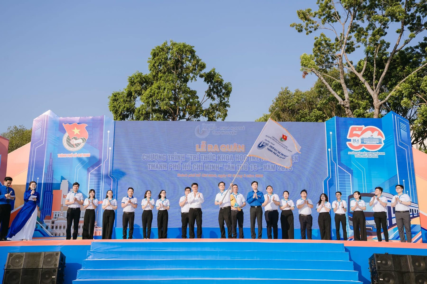 Anh Nguyễn Minh Triết – Bí thư T.Ư Đoàn, Chủ tịch T.Ư Hội Sinh viên Việt Nam dự lễ khởi động Tháng Thanh niên năm 2025 và ra quân Chương trình “Trí thức Khoa học trẻ Tình nguyện TP. Hồ Chí Minh” lần thứ 16 - năm 2025; cùng các chương trình, hoạt động của tuổi trẻ TPHCM dịp Tháng Thanh niên.