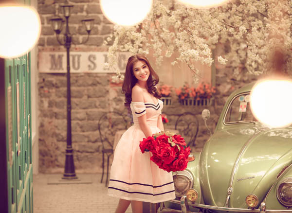 Siêu mẫu Kim Dung yêu kiều với phong cách cổ điển ảnh 12